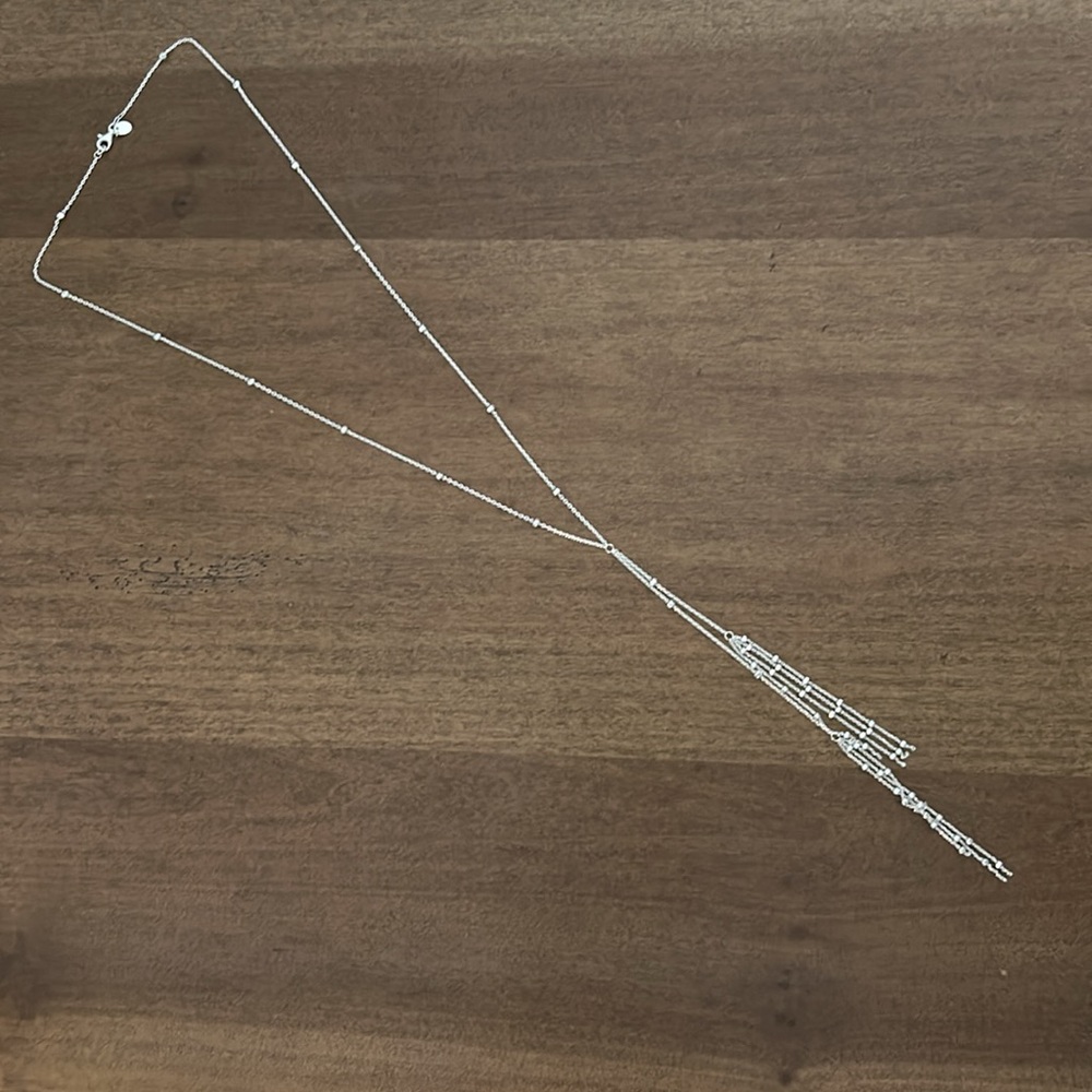 AV 925 Long Tassel Y-Necklace